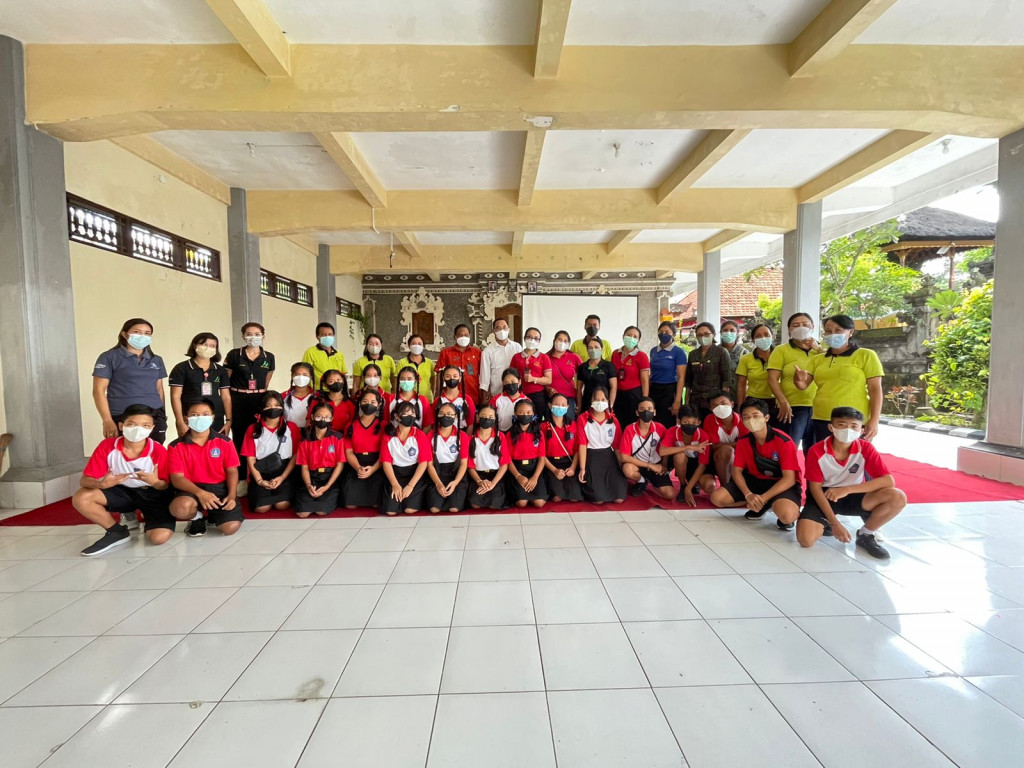 PENGUATAN GERMAS, PHBS, DAN PENANGGULANGAN NARKOBA DI SMPN 2 ABIANSEMAL